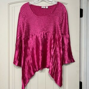 Cato’s Pink ladies crinkled blouse